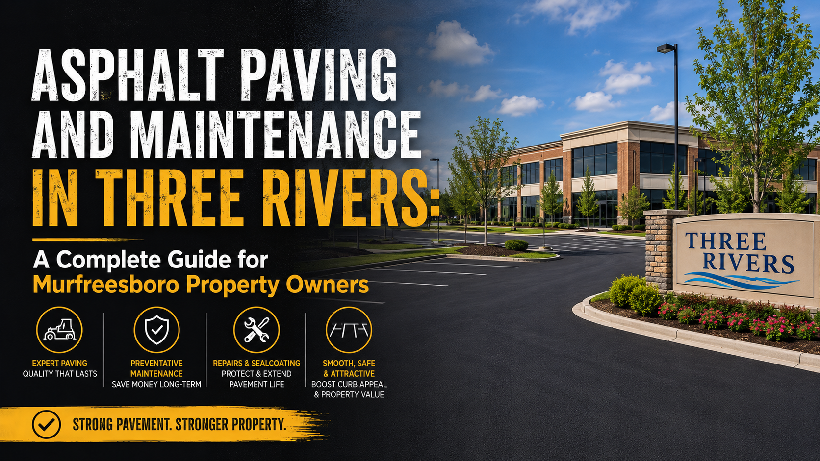Asphalt Paving and Maintenance in Three Rivers: A Complete Guide for Murfreesboro Property Owners